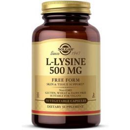 Solgar L-Lysine 500 Mg, 50 Vegetable Capsules